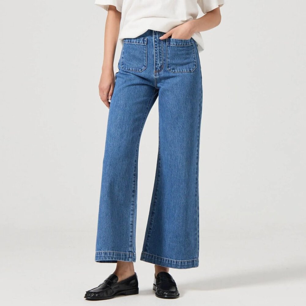 Rolla's Sailor high-rise wide leg jeans Size 26